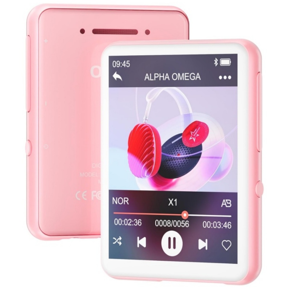 Audio Music Kids - 128GB Bluetooth 5.4 MP3 Player, Portable