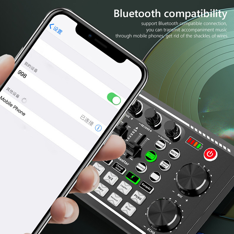 F998 Live Sound Card Audio Tun - Audio Music Voice Changer review and price