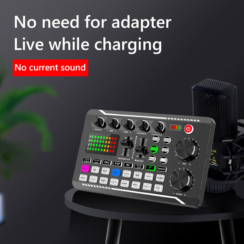 F998 Live Sound Card Audio Tun - Audio Music Voice Changer review and price