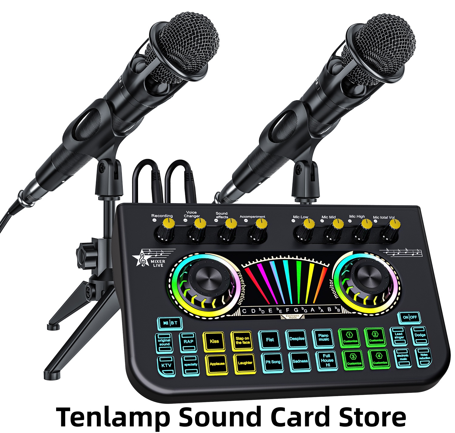 Tenlamp Sound Board to Play Mu - Audio Music Voice Changer review and price