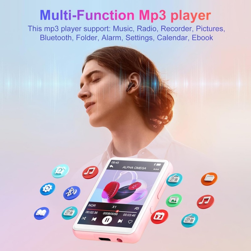 128GB Bluetooth 5.4 MP3 Player - Audio Music Kids review and price