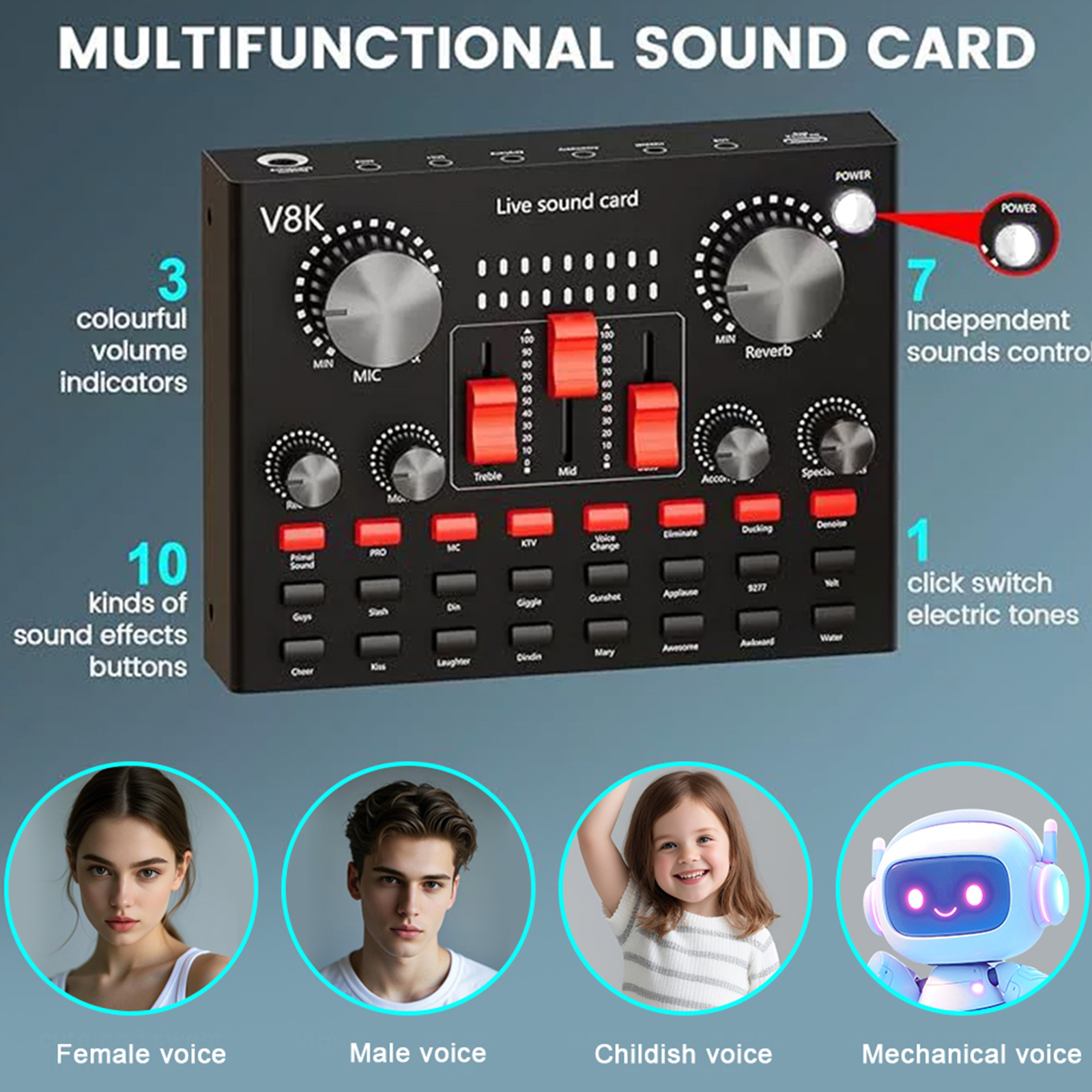 All-in-One Recording Equipment - Audio Music Voice Changer review and price