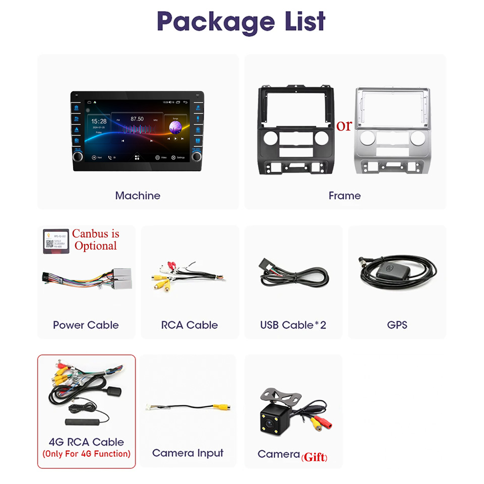 8G Ram 128GB Car Auto Radio Vi - Audio Music Hindi review and price