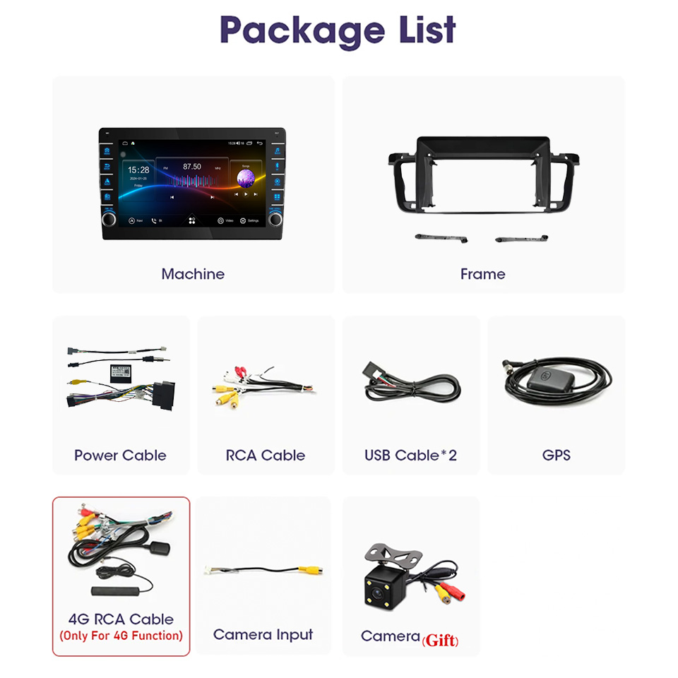 8G Ram 128GB Android 14 Car Ra - Audio Music Hindi review and price