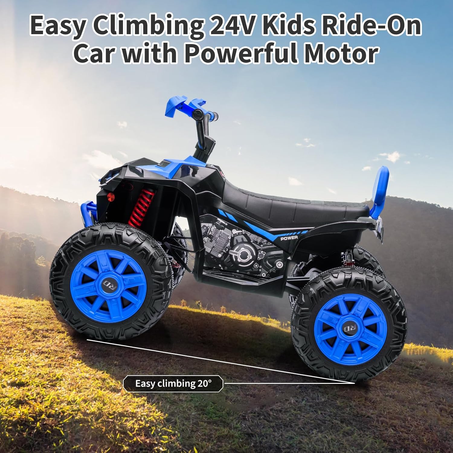 24V Kids Ride-on Electric ATV  - Audio Music Kids review and price