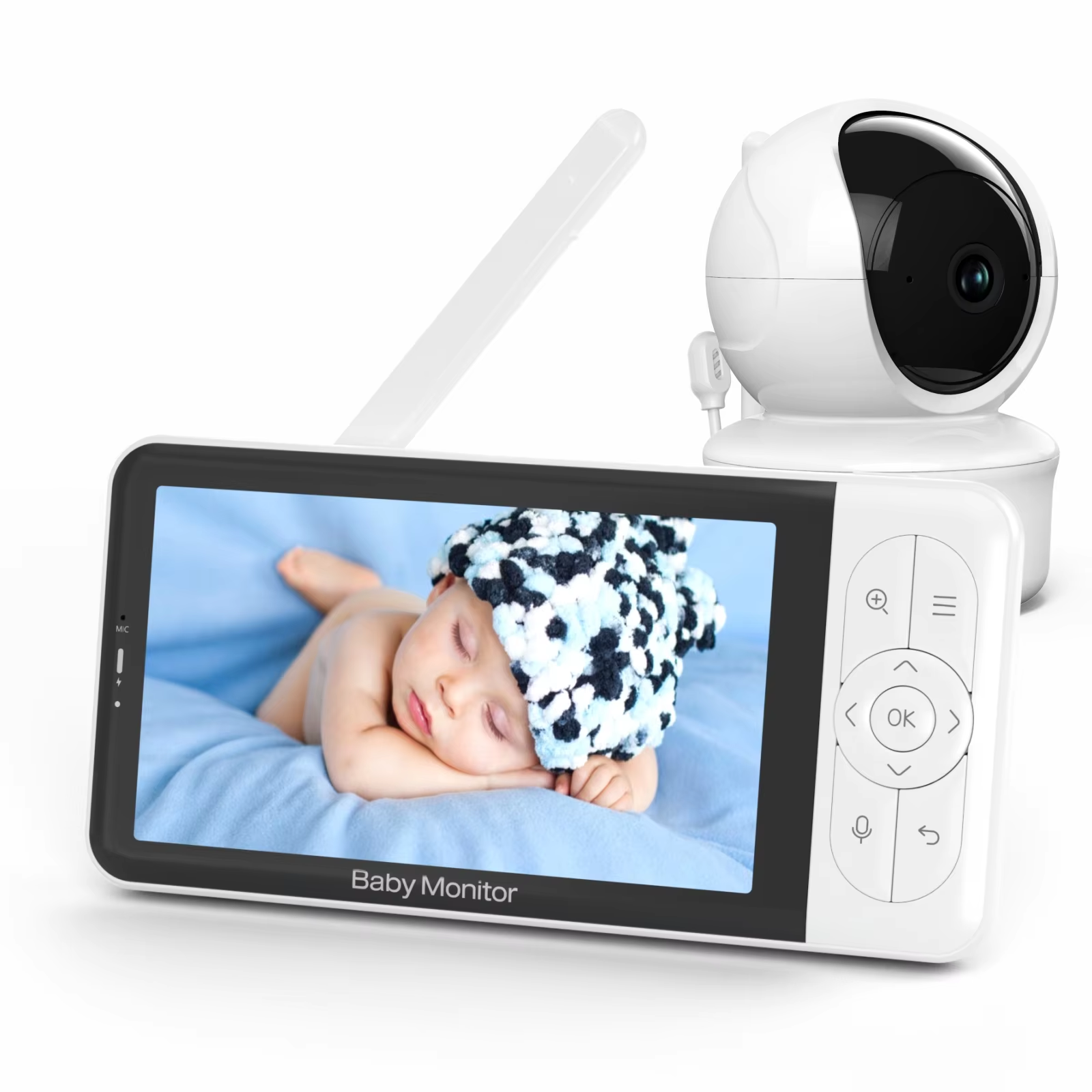 Babystar 5-inch Tuya baby moni - Audio Music Apps review and price