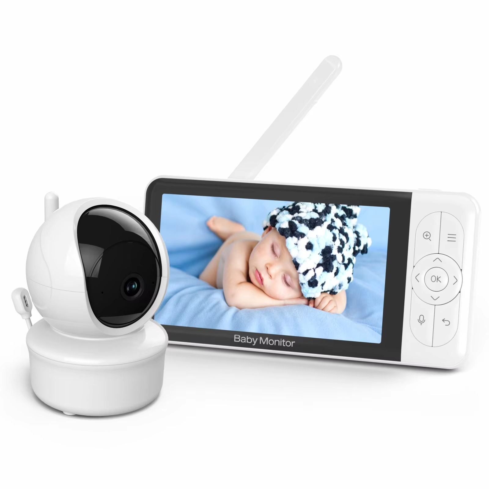 Babystar 5-inch Tuya baby moni - Audio Music Apps review and price