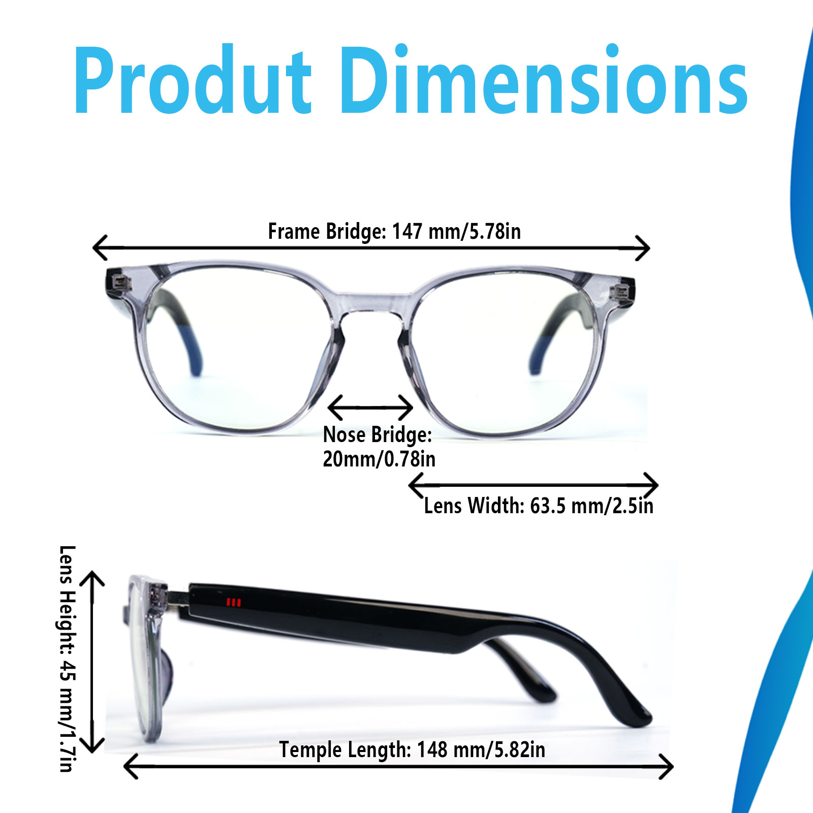 Smart Audio Glasses, Real-Time - Audio Music Apps review and price