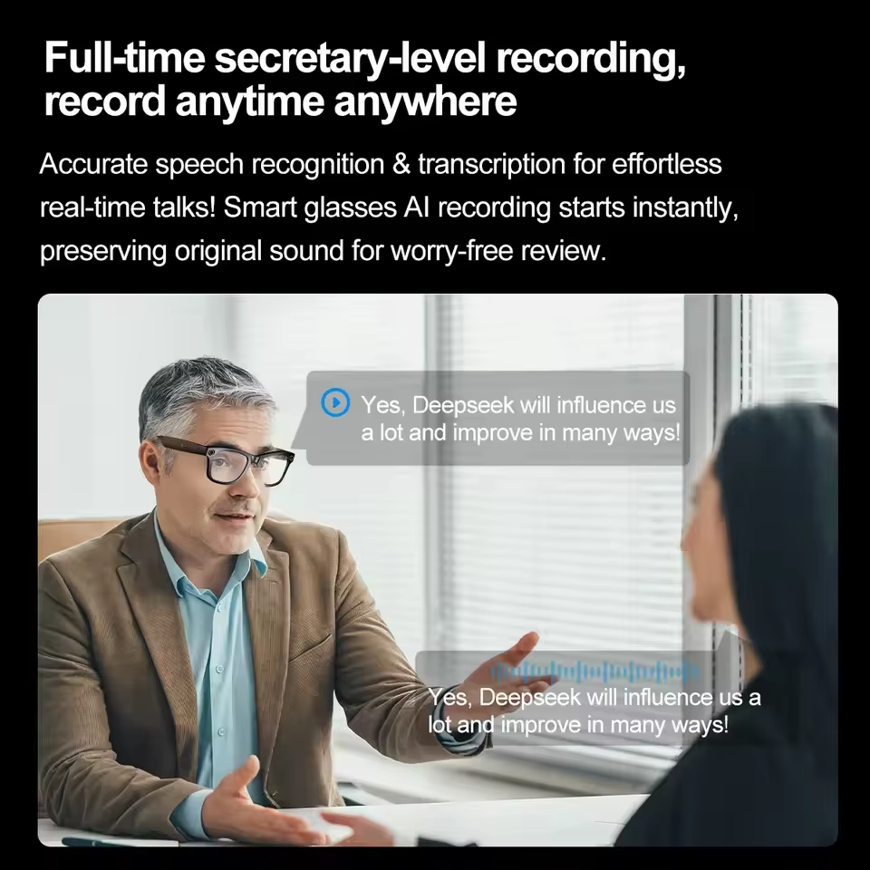 2026 New AI Smart Glasses with - Audio Music Apps review and price