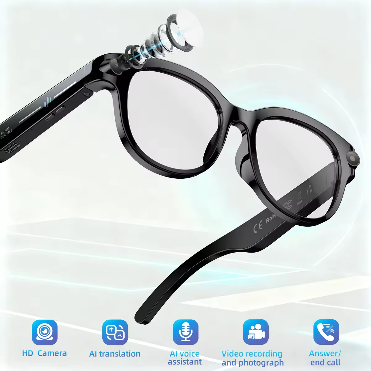 2026 New AI Smart Glasses with - Audio Music Apps review and price