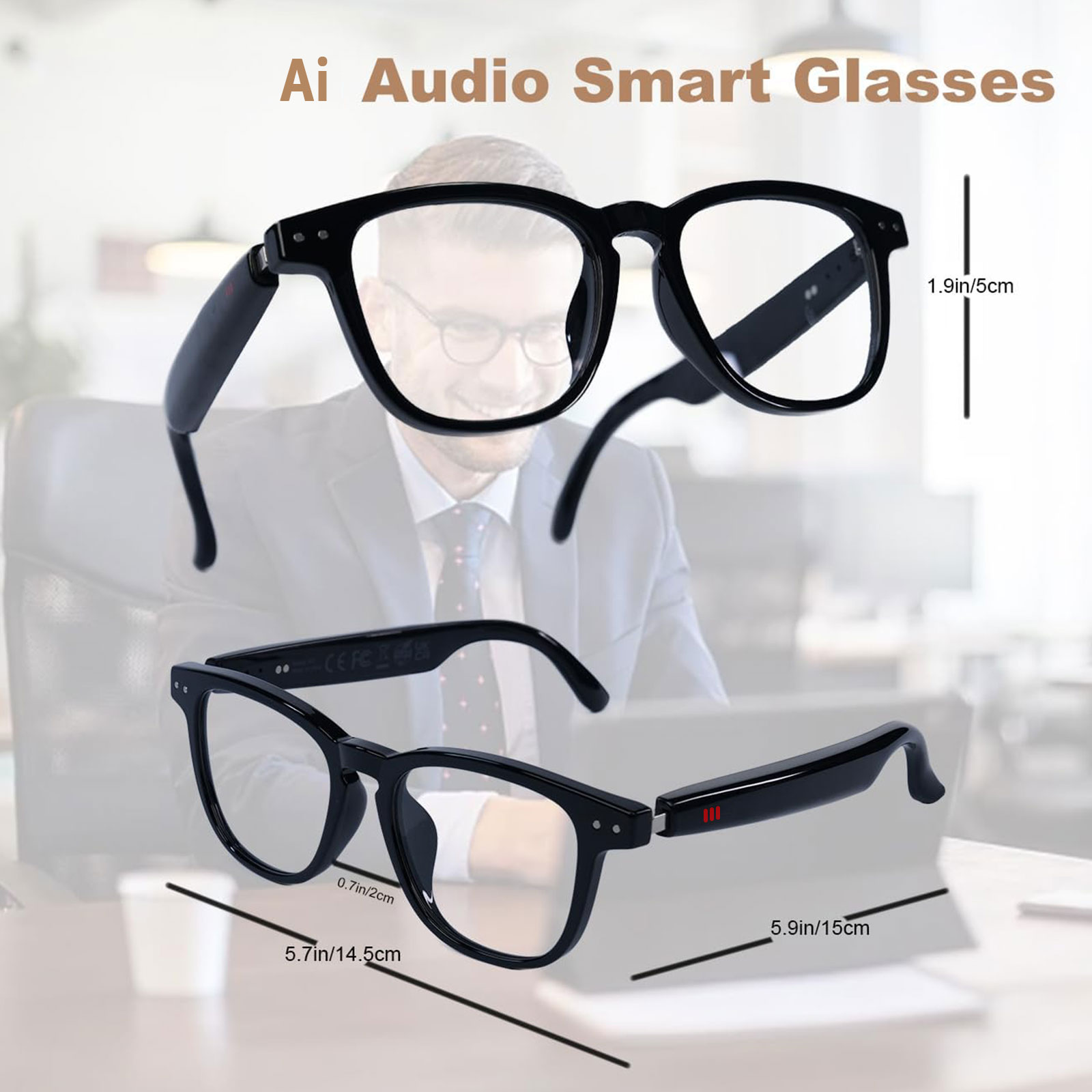 Smart audio glasses, real-time - Audio Music Apps review and price