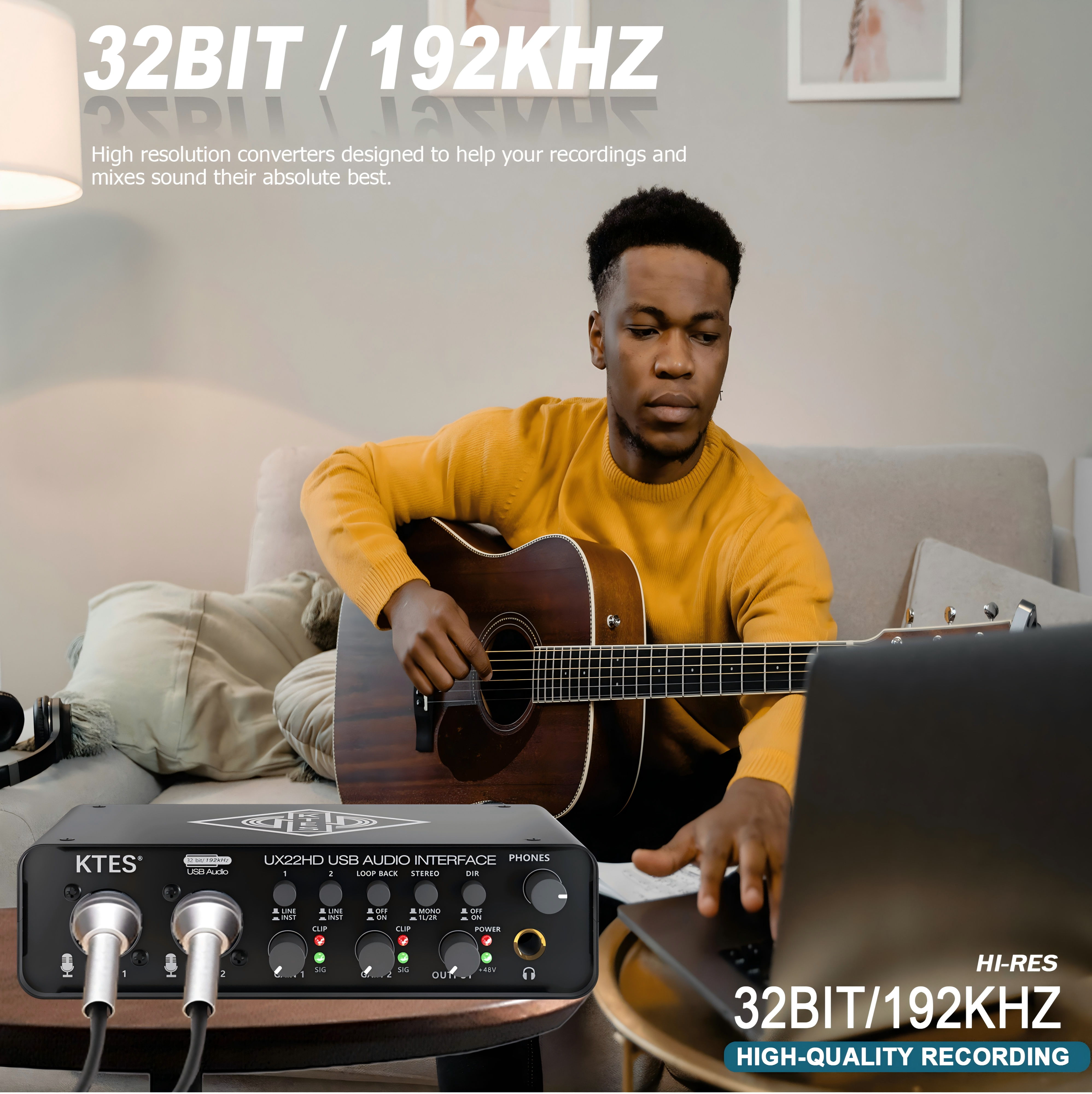 UX22 Audio Interface 192kHz 32 - Audio Music In Youtube review and price