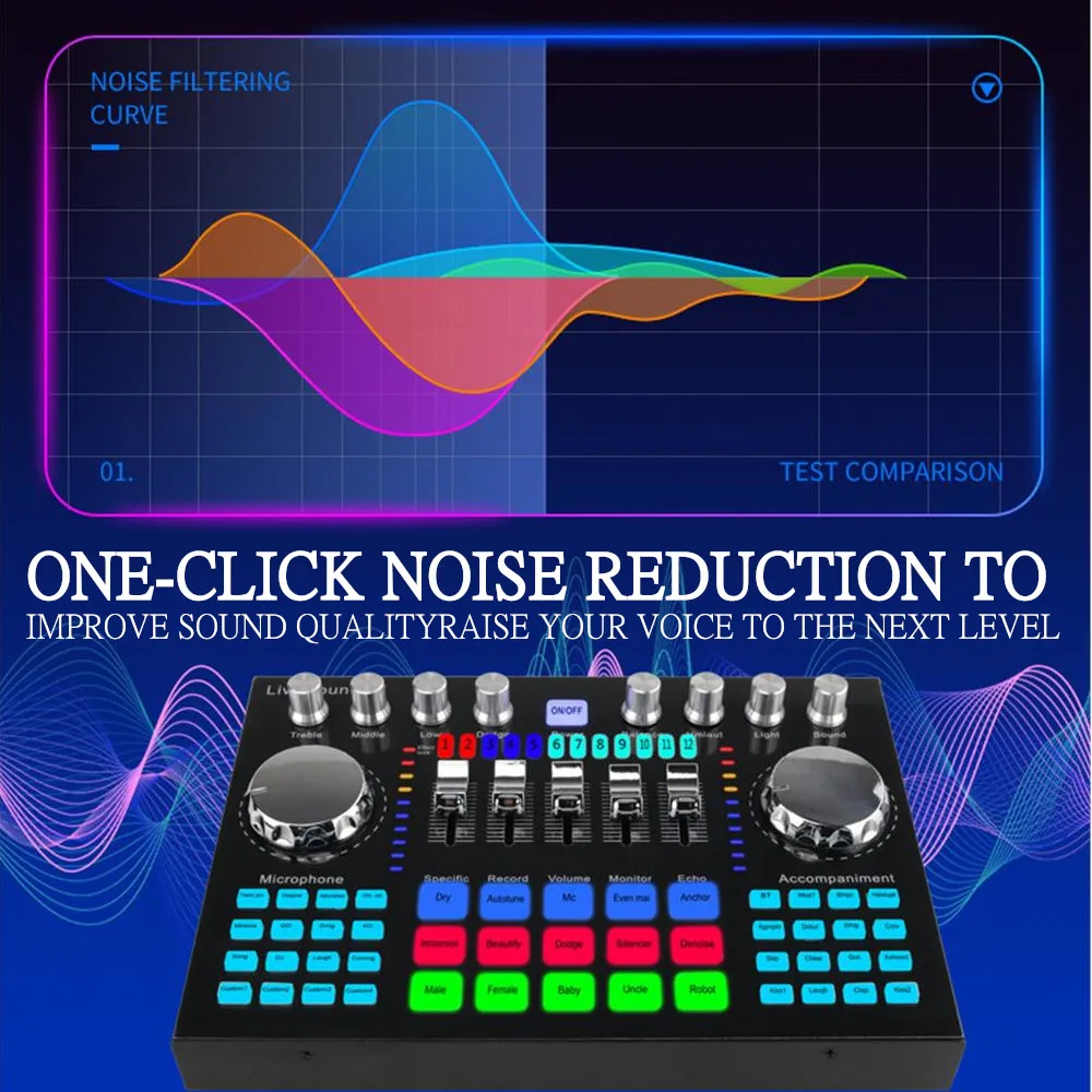K1 Live Sound Card Voice Chang - Audio Music Voice Changer review and price