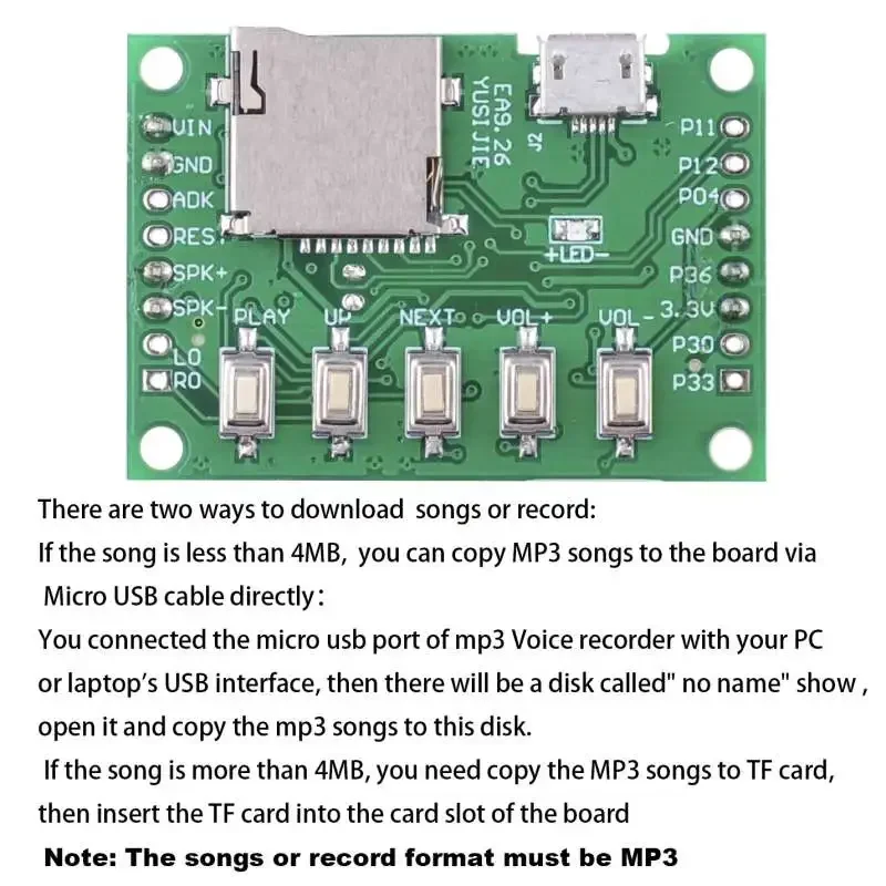 MP3 Voice Module Kit Welcomer  - Audio Music Mp3 Downloader review and price