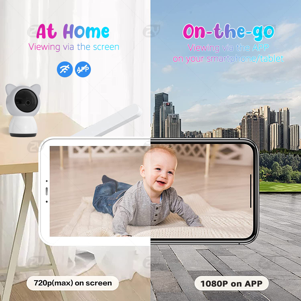 HD WiFi Baby Monitor with APP, - Audio Music Apps review and price