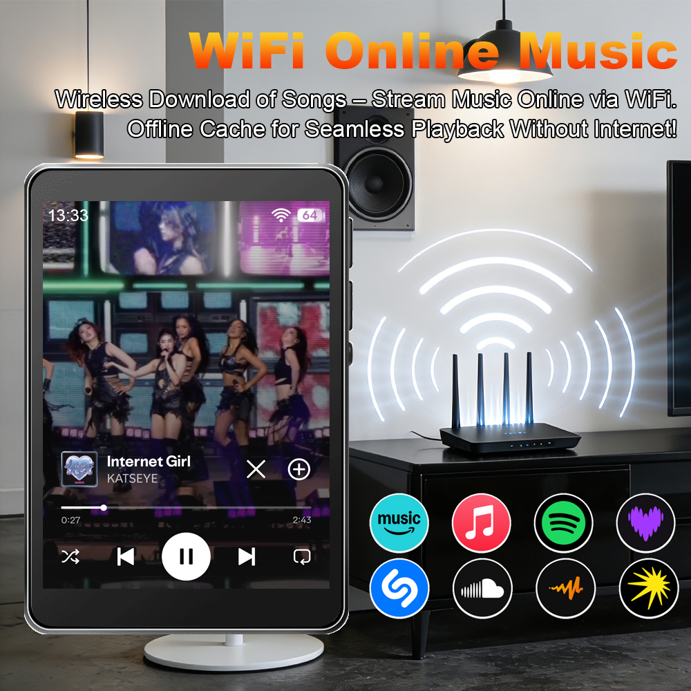 WiFi MP3 Player Andriod 10 Spo - Audio Music Mp3 Downloader review and price